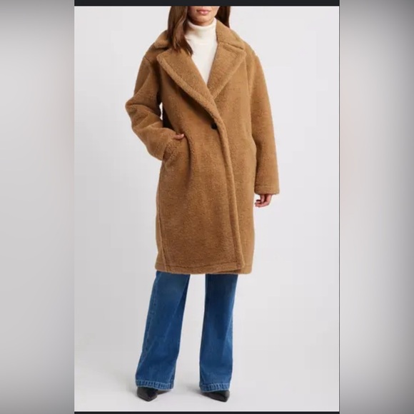 michael kors faux fur coat